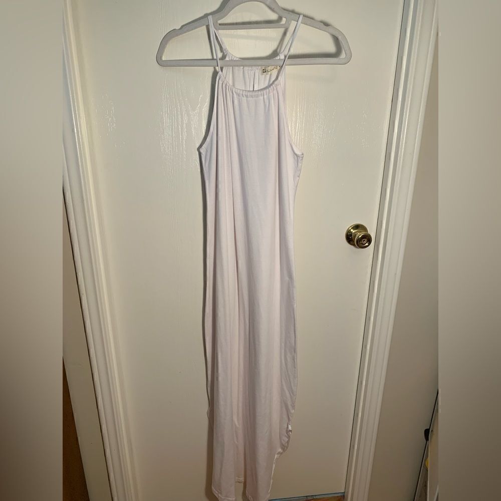 For G and PL EUC white high neck maxi dress Size Small - Picture 1 of 6